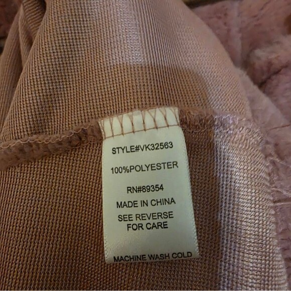 Adrienne Vittadini Faux Fur Half Sleeve Blouse L - Picture 4 of 5